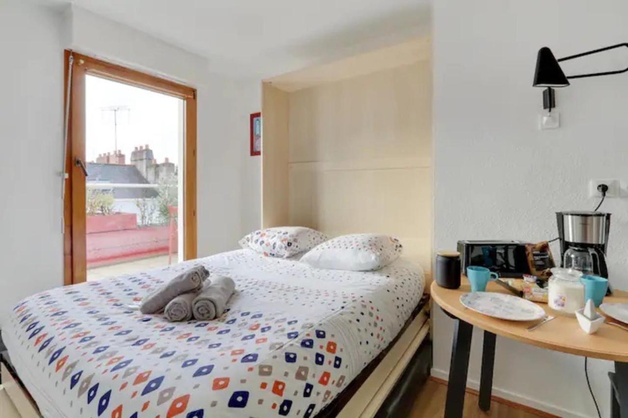 Bright Apartment With Large Terrace Nantes Exterior foto
